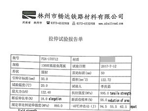 Successfully development of Charpy Bar 